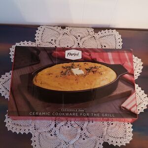 New in Box Parini Glazed Ceramic Casserole Pan